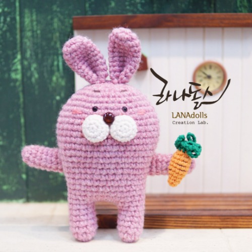 [라나돌스] 안아ZOO 복 토끼 한정판  DIY 키트